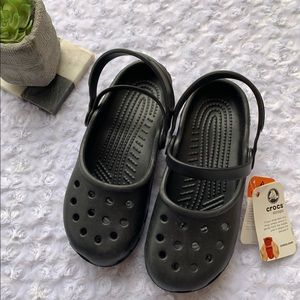 Women’s Crocs Karin clog Mary Janes size 6 black